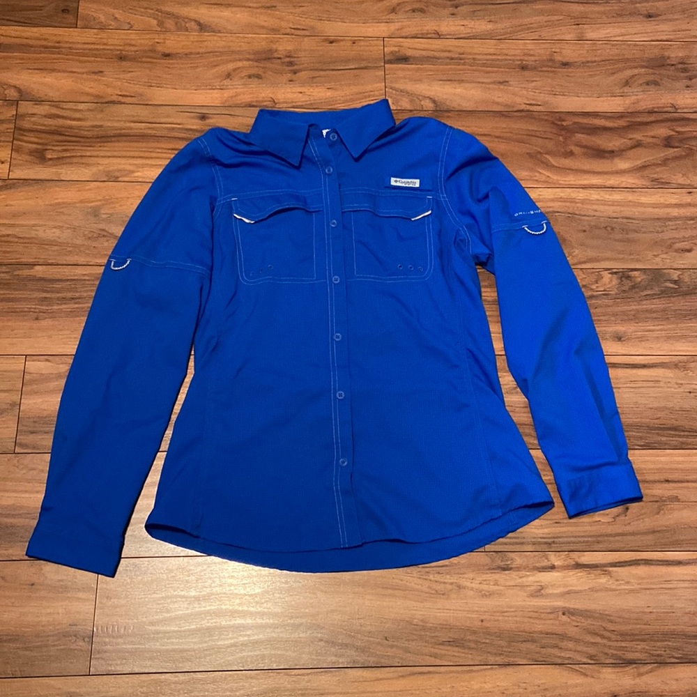 Colombia omnishade PFG button up